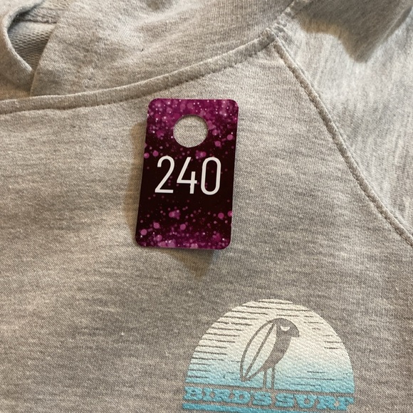 Birds Surf Shed San Diego CA long sleeve size Medium gray hoodie. {240} - Picture 12 of 12